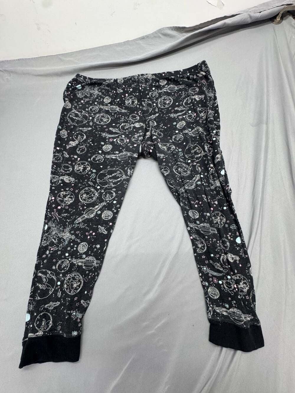 Joe Boxer Space Pajama Pants Size 3X Black Celestial Cotton